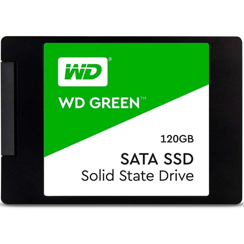 Disco sólido SSD interno Western Digital WD Green WDS120G2G0A 120GB verde