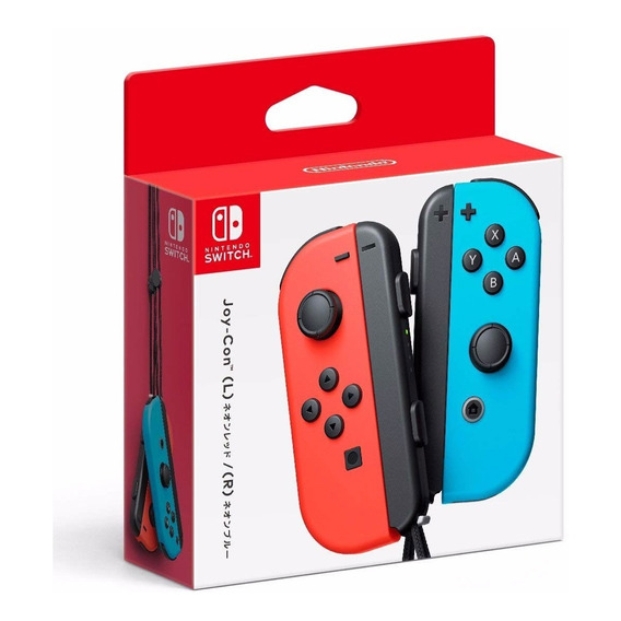 Control joystick inalámbrico Nintendo Switch Joy-Con (L)/(R) Neón rojo neón y azul neón