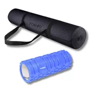 Rodillo Foam + Colchoneta Mat Yoga Combo Ideal Gym Fitness