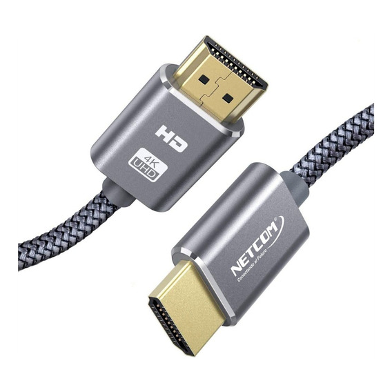 Cable Hdmi 2.0 De 5 Mts Slim Enmallado Ultra Hd 4k Netcom