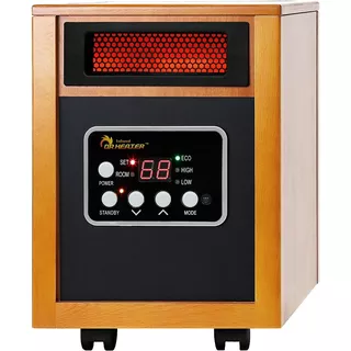 Dr Infrared Heater Dr-968 Calentador Eléctrico Portátil Color Cherry