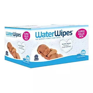 Toallitas Húmedas Para Bebé Waterwipes, 9 Paquetes De 60 Un