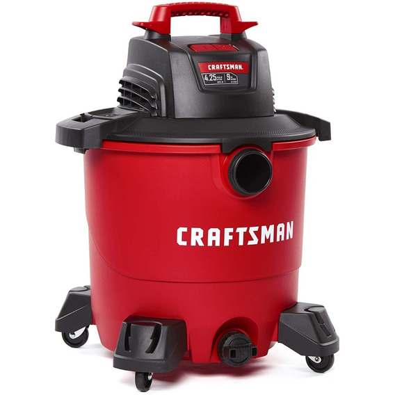 Aspiradora Craftsman Uso Rudo 9 Gal O F E R T A + Accesorios Color Rojo