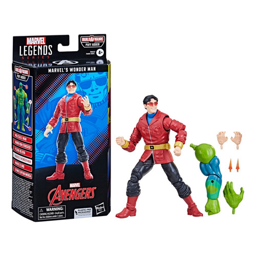 Figura De Acción Marvel Legends Series Wonder Man +3