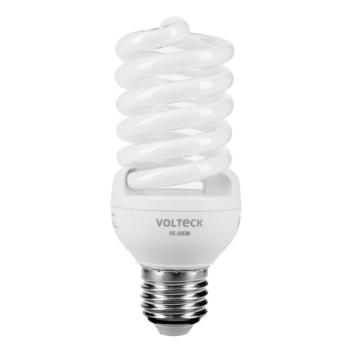 Lámpara Espiral Mini T2 23 W Luz Cálida En Blíster, Volteck