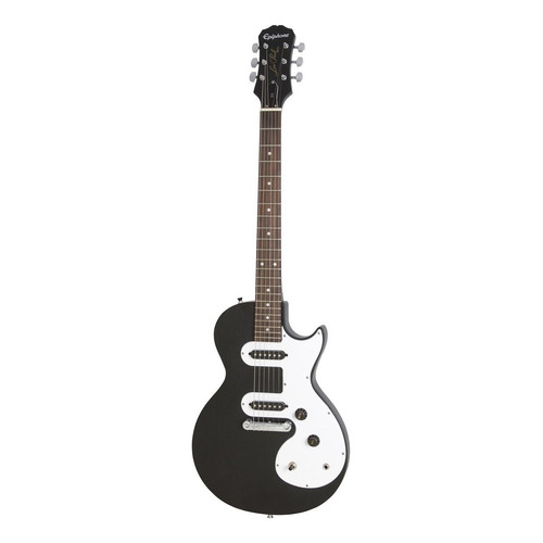 Guitarra eléctrica Epiphone Les Paul Melody Maker E1 de álamo ebony con diapasón de palo de rosa