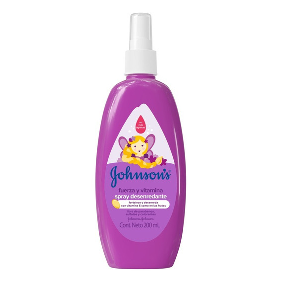 Spray Desenredante Infantil Johnson's Fuerza Y Vitamina 