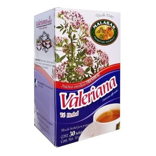 Greenside Malabar Té De Valeriana 30 Bolsitas Sfn 