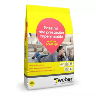 Pastina Weber Prestige X 5kg Habano Porcelanato