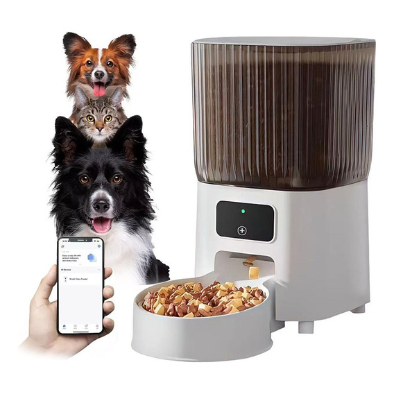 Dispensador Alimento Para Mascotas 5  Litros, Wifi Automatic