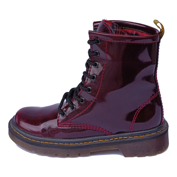 Botas Botin En Charol Estilo Dr Martens  Legends Dama Mujer