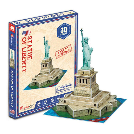 Rompecabezas En 3d Estatua De La Libertad - 31 Pz 3d Puzzle