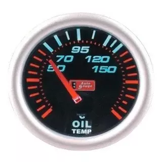 Auto Gauge Temperatura Oleo 52mm Serie Smoke