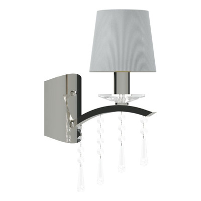 Aplique Salome 5343 1xe14 Cairel/trans Pant/blanca Cromo Blanco