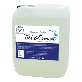  Shampoo Capilar Biotina + Aceite D Argán & Keratina 5 Litros