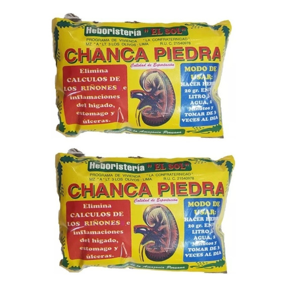 Chancapiedra Hierba Peruana .2 Paquete 