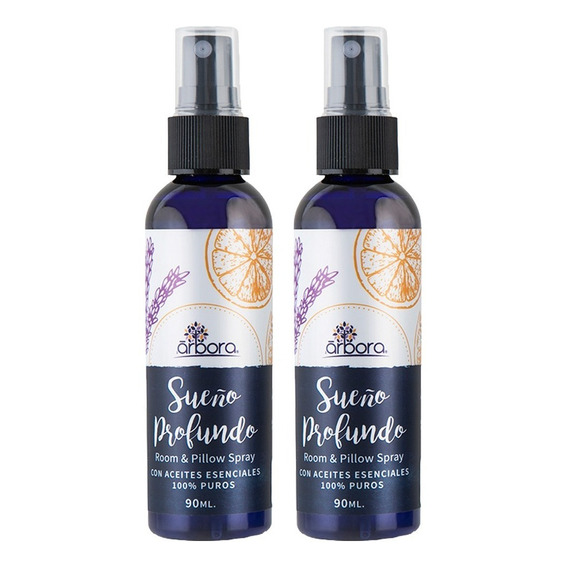 2 Sprays Ambiente Sueño Profundo Para Dormir Aroma Cítrico