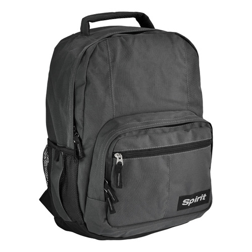 Mochila Spirit School Gris Oscuro