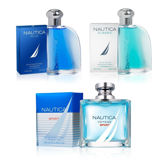 Nautica Voyage Sport + Clasico + Blue Caballero 100ml Edt