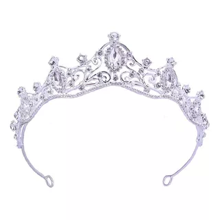 Corona De Cristal Nupcial Tiara, Tiara De Bodas Y Cumpleaños
