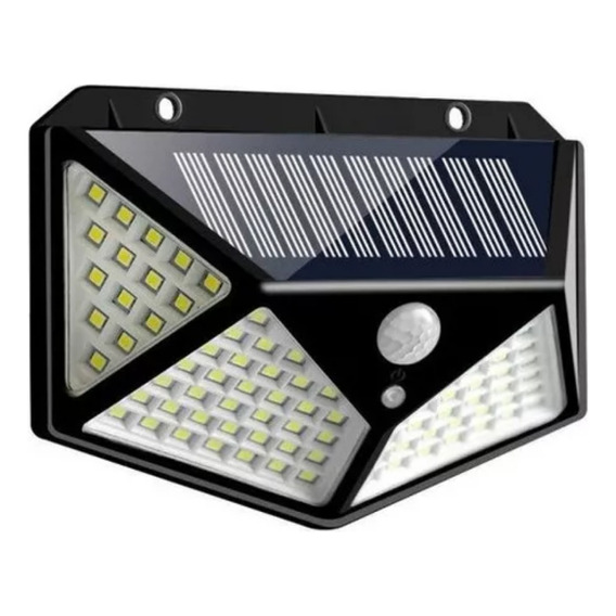 Foco Lámpara Solar Luz Led 100w Con Sensor De Movimiento 