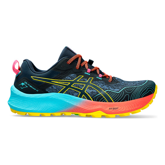 Zapatillas Asics Gel-trabuco 11 Blue/yellow Hombre