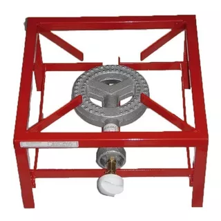 Anafe Industrial A Gas Foco 11621/2 Rojo