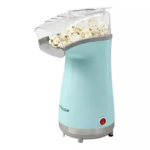 Máquina para hacer palomitas de maíz retro, mini máquina automática para el  hogar, máquina de palomitas de maíz de aire caliente, saludable y sin