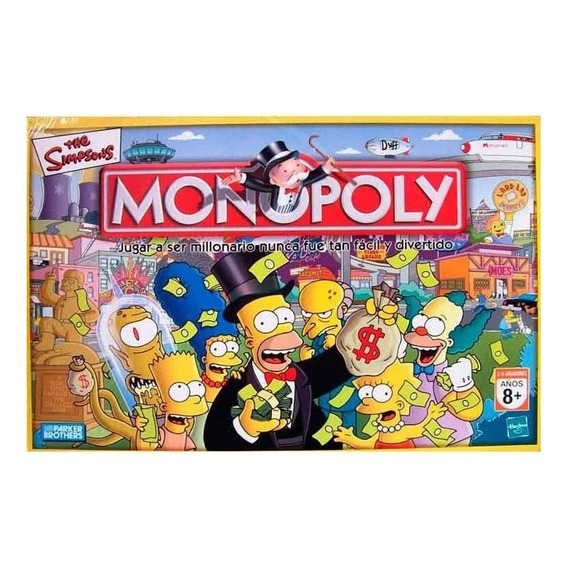 Juego De Mesa Monopoly Los Simpsons 9770 Licencia Hasbro E.f
