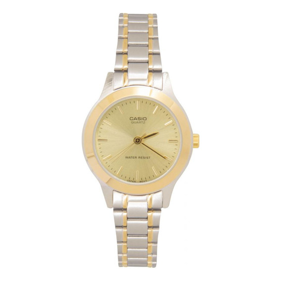 Reloj Para Mujer Casio Ltp_1128g_9ar Plateado