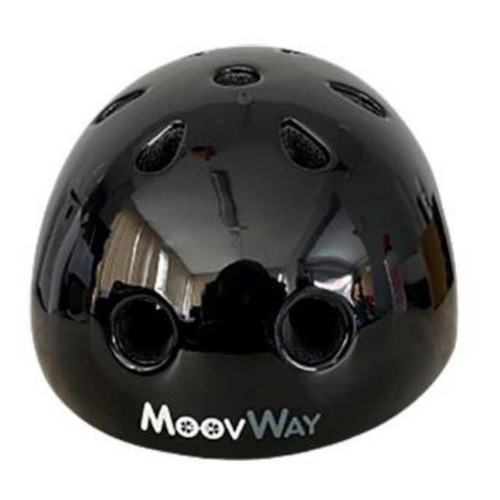 Casco Moovway Certificado Bicicleta, Skate, Patines Color Negro Talla Talla M / L (55cm-62cm) regulable