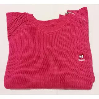 Sweater De Hilo De Algodón  (sweet)  Mujer