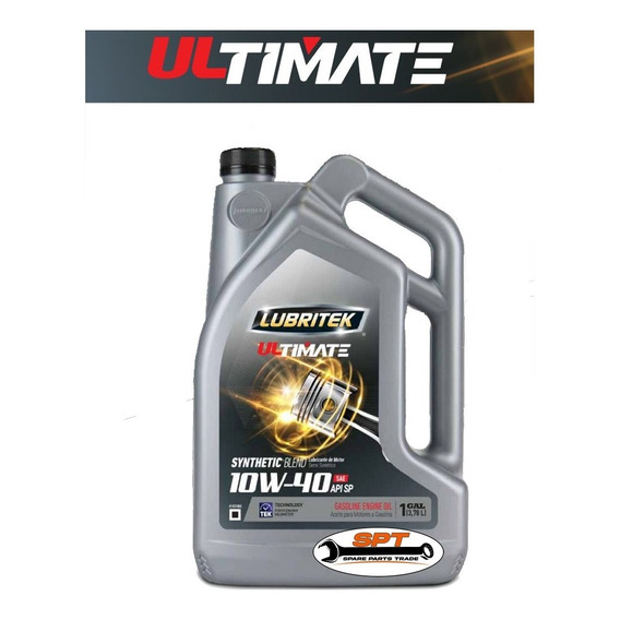 Aceite Ultimate 10w40 Ssyn - Lubritek 4l (motores Gasolina)