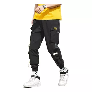 Moda Pantalón Jogger Cargo Para Hombre Casual