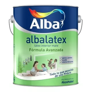 Alba Albalatex Látex Blanco Mate Unidad 1 4 L Blanco 120 M² 