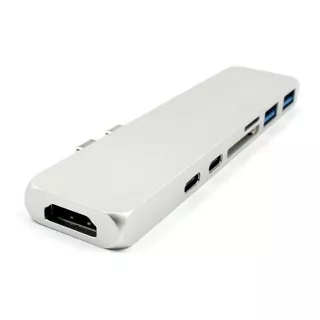 Tarjeta Type-c Ranura Tf Lector Sd Adaptador Hdmi Macbook