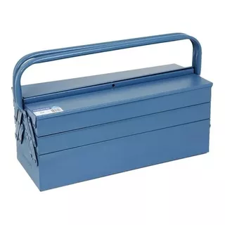 Caixa De Ferramentas Sanfonada Marcon 550 De Metal Azul