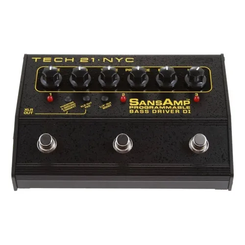 Pedal de efeito Tech 21 SansAmp Programmable Bass Driver Di