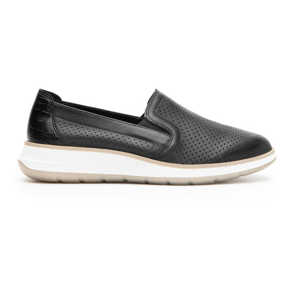 Slip On Flexi Para Mujer Estilo 119302 Negro