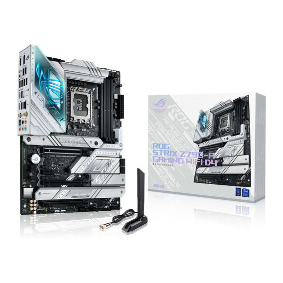 Tarjeta Madre Intel Asus Rog Strix Z790-a Gaming Wifi D4 Lga1 Color Plateado