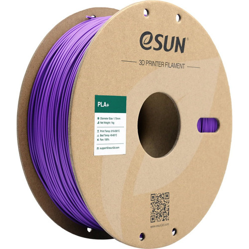 Esun filamento 3D PLA+  de 1.75mm x 1kg purple