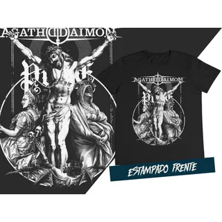 Camiseta Gothic Black Metal Agathodaimon C4