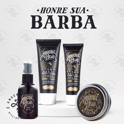 Pente Anti Frizz De Madeira Para Barba E Cabelo Knucklehead