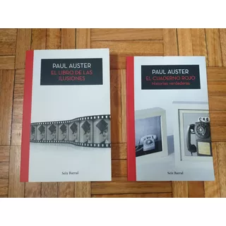 El Libro De Las Ilusiones + El Cuaderno Rojo - Paul Auster