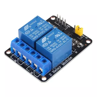 Modulo De 2 Relevadores Relay 2 Canales 5v 10a Robotica Arduino Pic