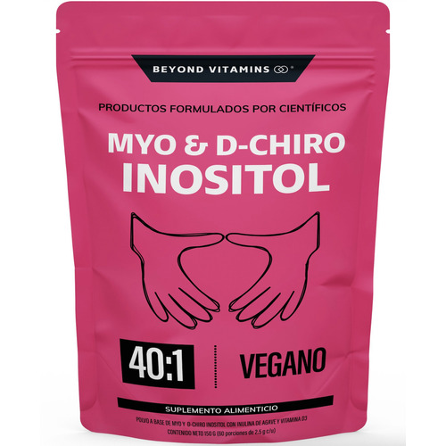 Myo Y D-chiro Inositol Fortificado Con Zinc, Acido Folico, Inulina De Agave, Vitamina D3 Y Selenio - Mujer - Suplemento Alimenticio -(150 Gramos)