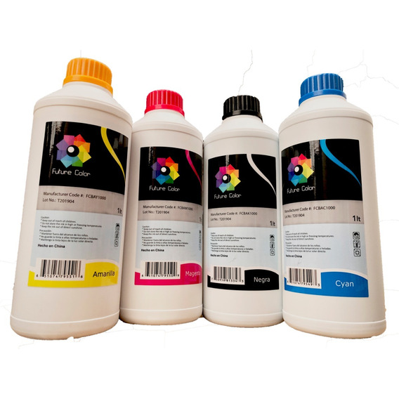 4 Tinta Litro Uso  Dye Epson  Hp Brother Canon 1 Por Color