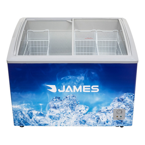 Freezer Horizontal James Fhc330 303 L No Frost Color Azul