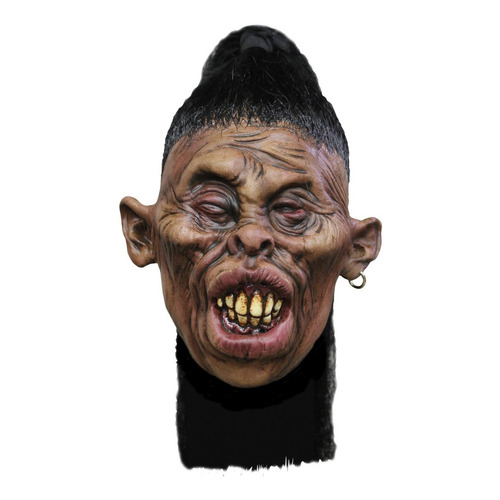 Máscara Decorativo De Voodoo Accesorio Halloween Disfraz Color Café