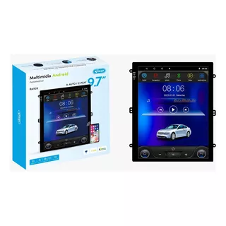 Kit Multimidia Tesla 9,7p Carplay Android Ios  Camera De Re